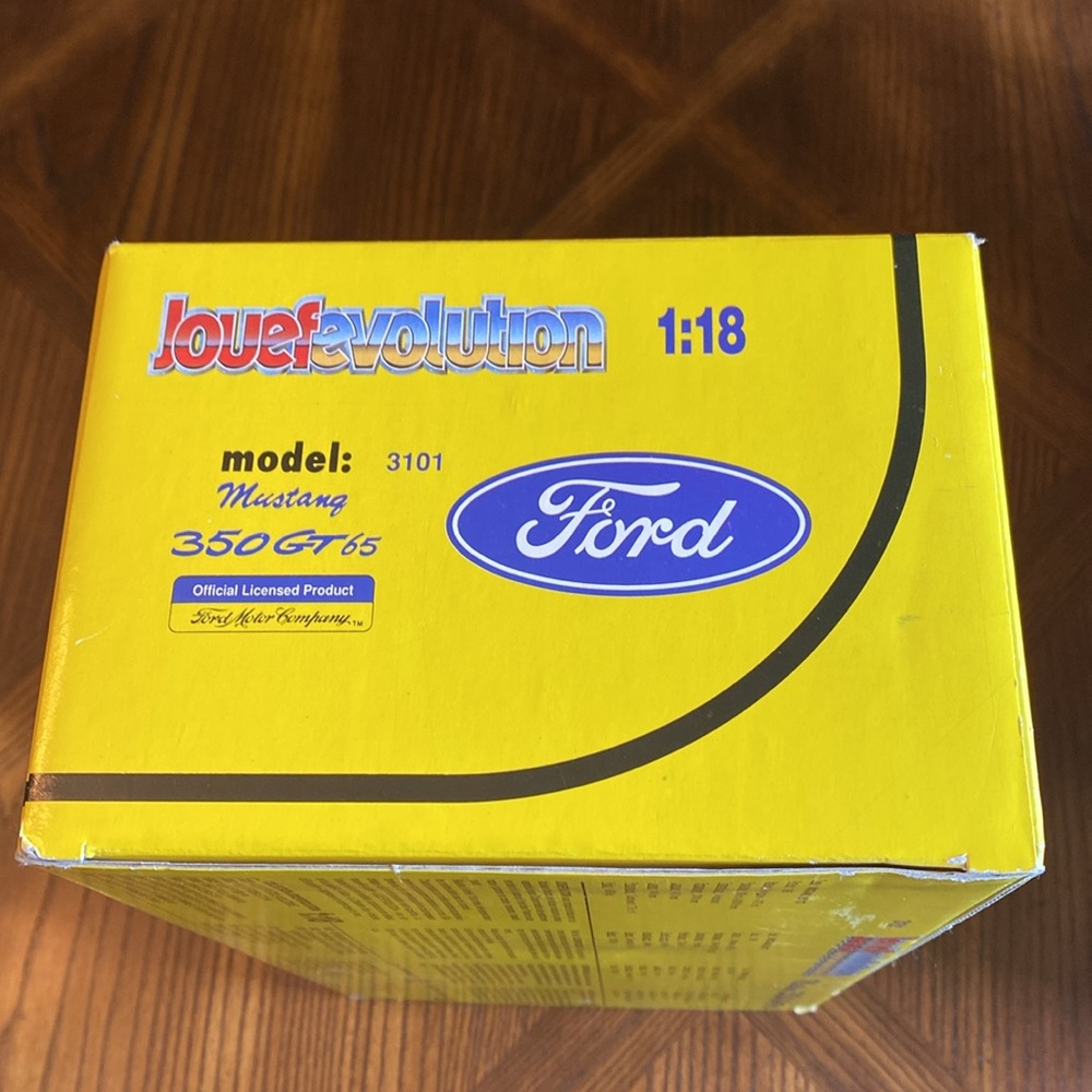 Ford Mustang Diecast Model Car, 350 GT 1965 Fastback, 1:18 Scale,Jouef Evolution - Picture 13 of 16